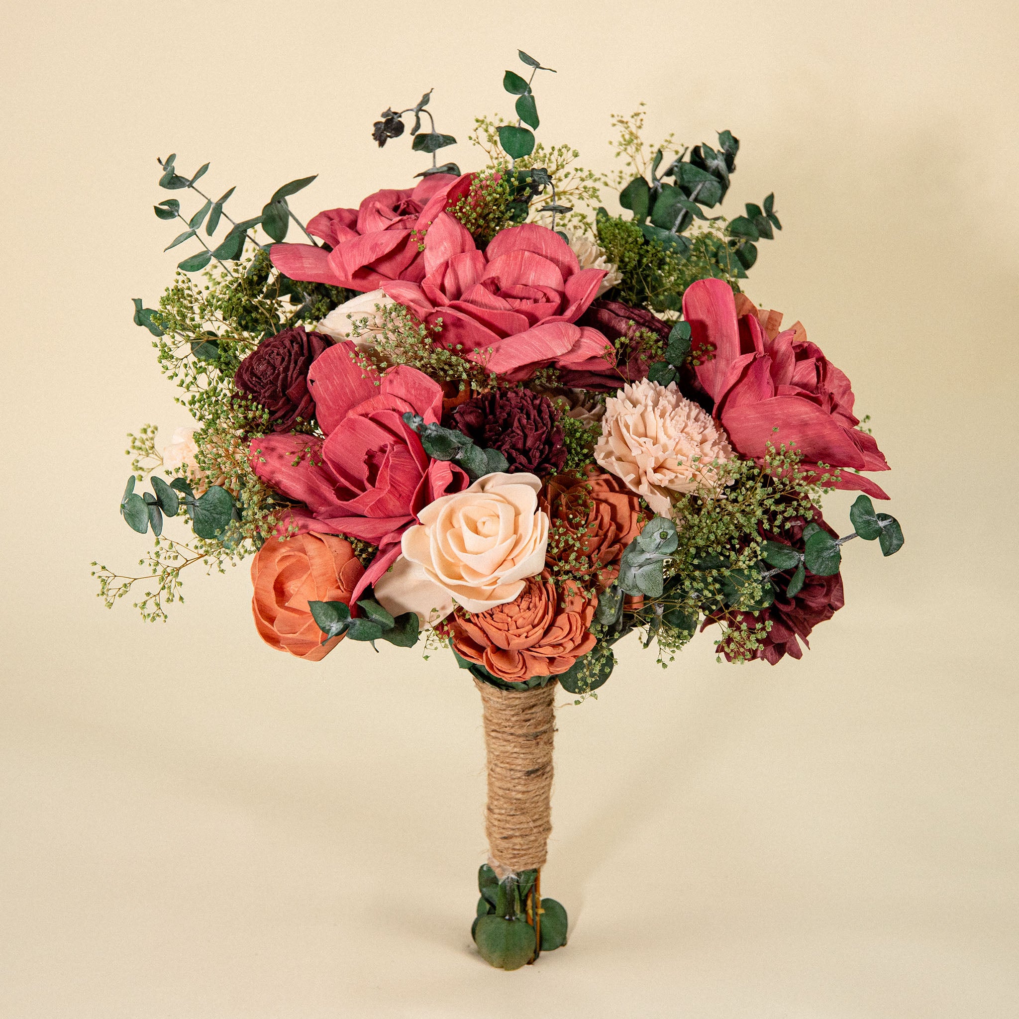 Wild Style Rose Bridal Bouquet – Sola Wood Flowers