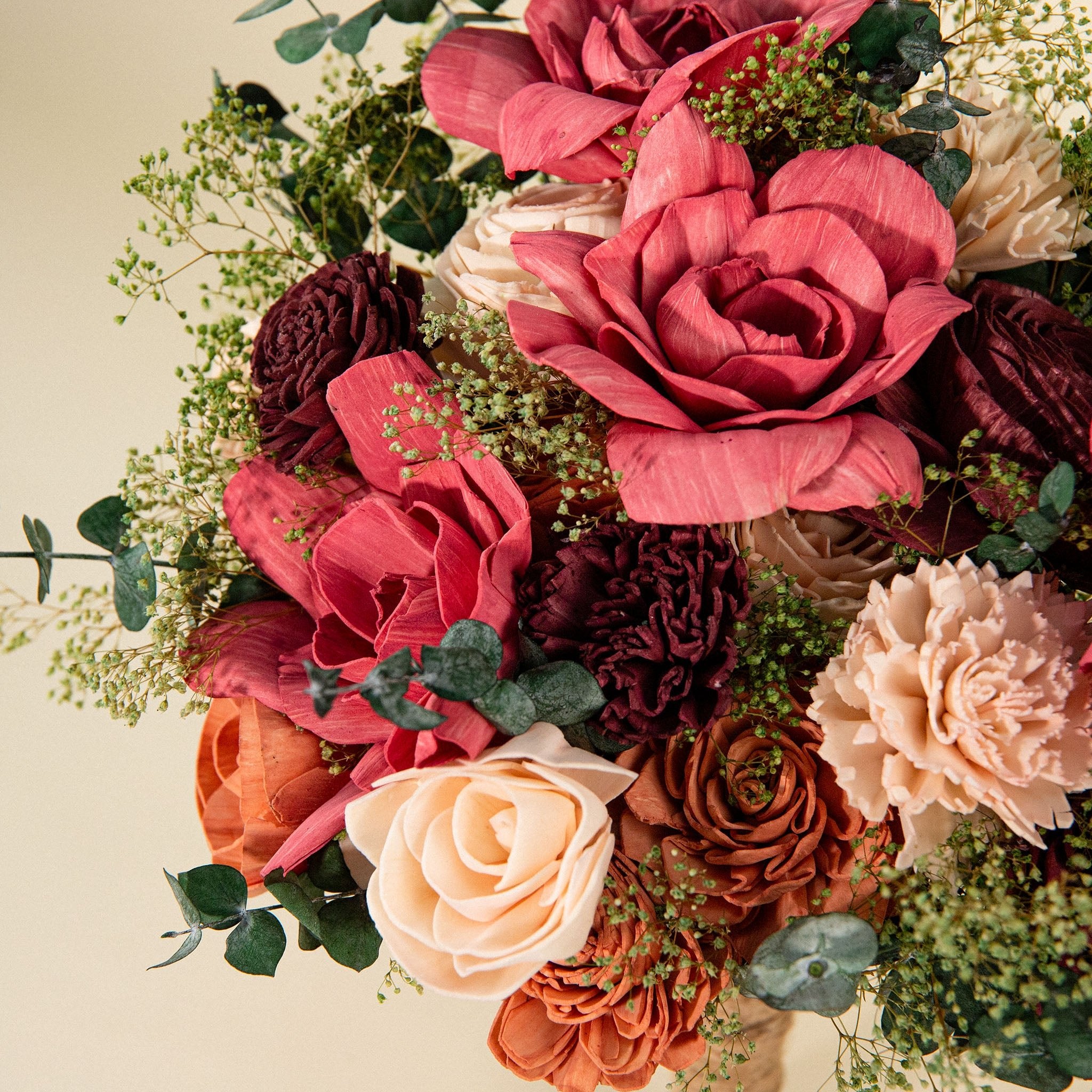 Wild Style Rose Bridal Bouquet – Sola Wood Flowers