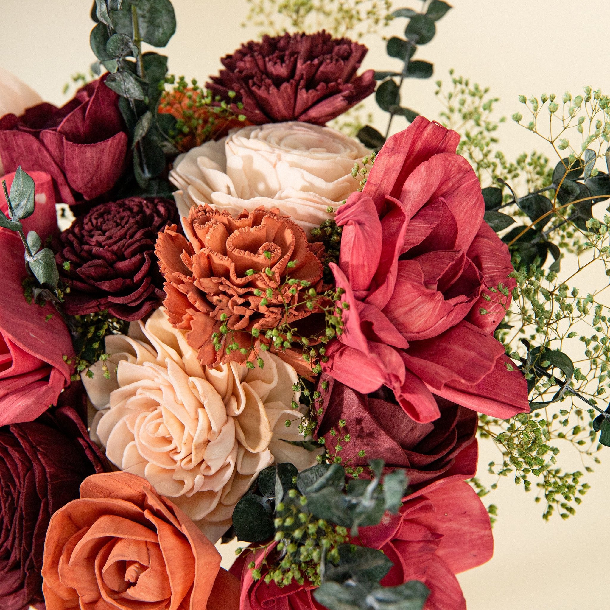 Wild Style Rose Bridesmaid Bouquet – Sola Wood Flowers