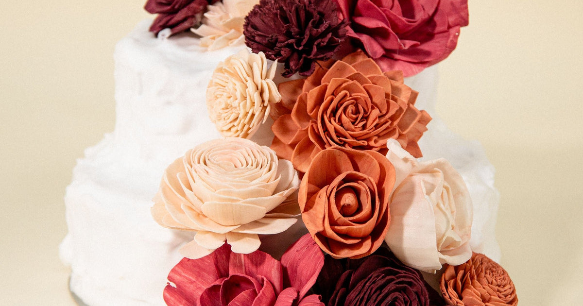 Cake Topper - Rose – Sola Wood Flowers