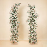 Silver Sage Cascading Garland Centerpiece
