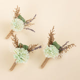 Silver Sage Boutonniere (Set of 3)