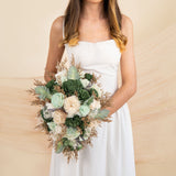 Silver Sage Cascade Bouquet