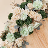 Silver Sage Wedding Arch Decor