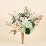 Wild Style Silver Sage Bridal Bouquet