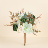 Wild Style Silver Sage Bridesmaid Bouquet