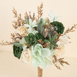 Wild Style Silver Sage Bridesmaid Bouquet