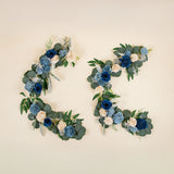 Blue Snow Chair Decor (Set of 2)