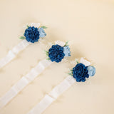 Blue Snow Corsage (Set of 3)