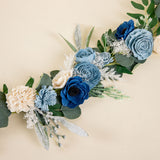 Blue Snow Garland