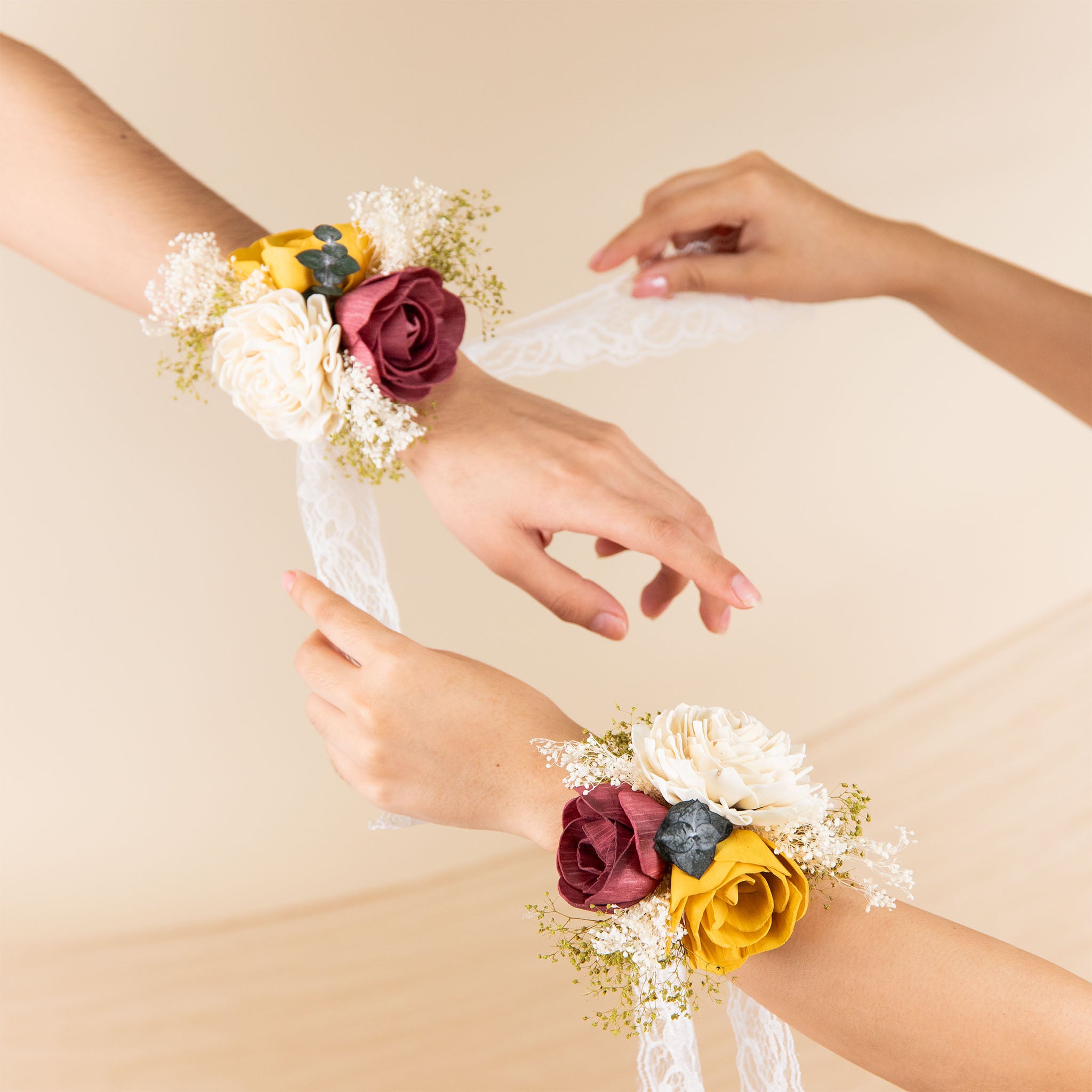 Sunflower Daze Corsage (Set of 3) – Sola Wood Flowers
