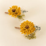 Sunflower Daze Father's Boutonniere (Set of 2)