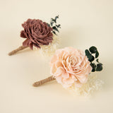 The Best Father's Boutonniere (Set of 2)