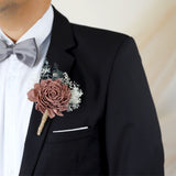 The Best Father's Boutonniere (Set of 2)