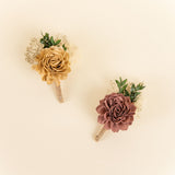 Vintage Vineyard Father's Boutonniere (Set of 2)