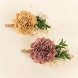 Vintage Vineyard Father's Boutonniere (Set of 2)
