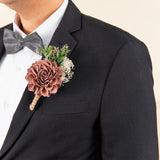 Vintage Vineyard Father's Boutonniere (Set of 2)