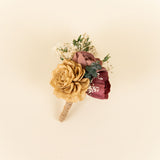 Vintage Vineyard Groom's Boutonniere