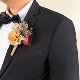 Vintage Vineyard Groom's Boutonniere