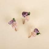 Zen Garden Boutonniere (Set Of 3)