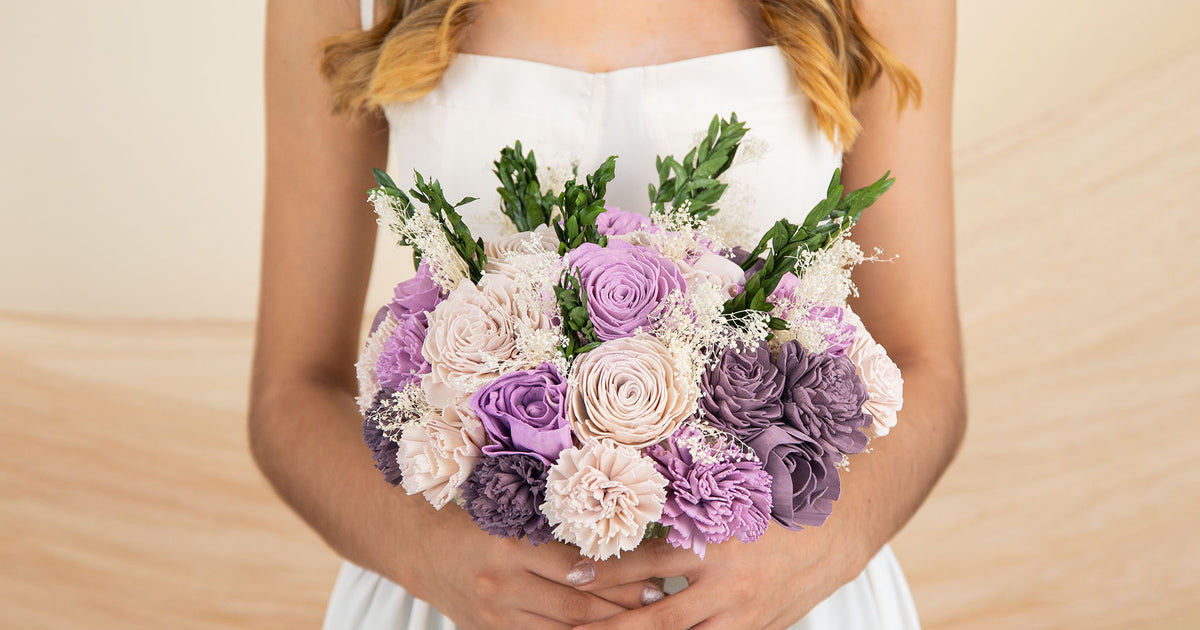 Zen Garden Bridal Bouquet – Sola Wood Flowers