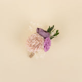 Zen Garden Groom's Boutonniere