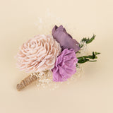 Zen Garden Groom's Boutonniere