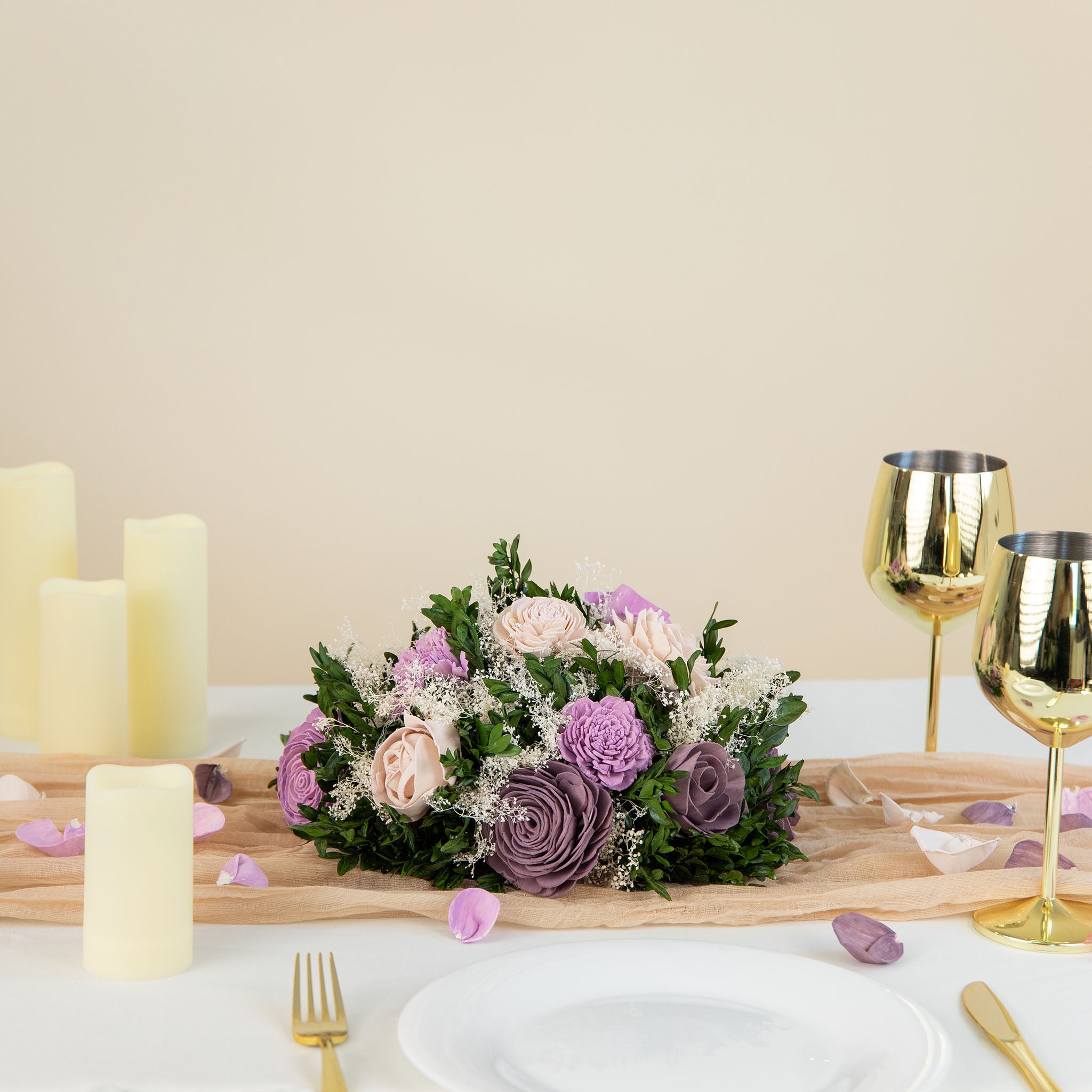 Wild Style Zen Garden Centerpiece – Sola Wood Flowers