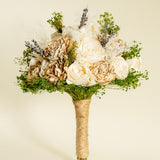 All Natural Bridesmaid Bouquet - Sola Wood Flowers