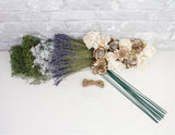 All Natural Bridesmaid Bouquet