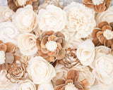 Altar Flowers Raw Assortment (50 Flowers) - Sola Wood Flowers