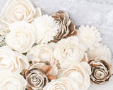 Augusta Centerpiece Craft Kit - Sola Wood Flowers