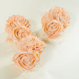 Bashful Beauty Boutonniere (Set of 3) - Sola Wood Flowers