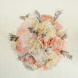 Bashful Beauty Bridesmaid Bouquet - Sola Wood Flowers