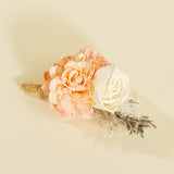 Bashful Beauty Groom's Boutonniere - Sola Wood Flowers