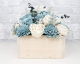 Beautiful Blues Centerpiece - Sola Wood Flowers