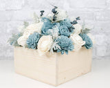 Beautiful Blues Centerpiece - Sola Wood Flowers