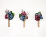 Bejeweled Boutonniere Craft Kit (Set of 3) - Sola Wood Flowers