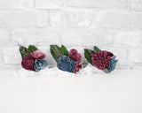 Bejeweled Corsage Craft Kit (Set of 3) - Sola Wood Flowers