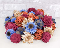 Bella Blue Assortment - Sola Wood Flowers