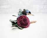 Black Forest Boutonniere (Set of 3) - Sola Wood Flowers