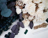Black Forest Bridal Bouquet Kit - Sola Wood Flowers