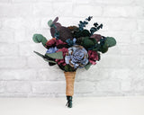 Black Forest Bridesmaid Bouquet Kit - Sola Wood Flowers