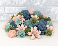 Bluegreen Garden Assortment - Sola Wood Flowers