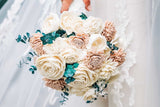 Blush Beauty Bridal Bouquet - Sola Wood Flowers