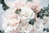 Blush Beauty Bridesmaid Bouquet Kit - Sola Wood Flowers