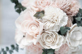 Blush Beauty Bridesmaid Bouquet Kit - Sola Wood Flowers