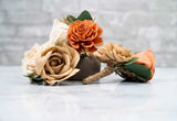 Boho Bliss Boutonniere (Set Of 3) - Sola Wood Flowers