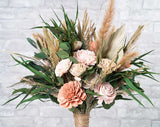 Boho Bliss Bridal Bouquet - Sola Wood Flowers
