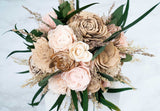 Boho Bliss Bridesmaid Bouquet - Sola Wood Flowers